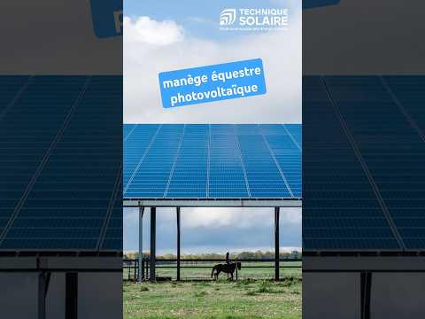 Nos réalisations : manège équestre photovoltaïque