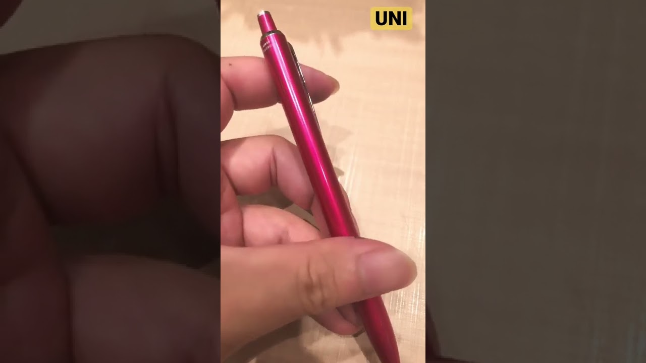 UNI jetstream pink one color ballpoint pen🥸🧐🥺