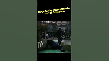 Me quicksaving before killing all npcs around me : Fallout TV Show Memes #memes #fallout #shorts