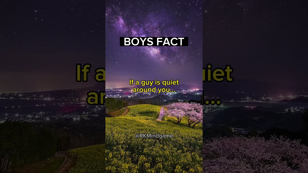 If A Guy Is Quiet Around You shorts facts YouTube If A Guy Is Quiet Around You shorts facts YouTube