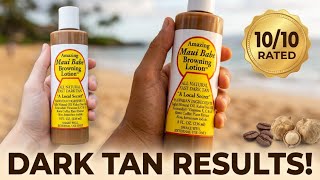 Maui Babe Browning Lotion after 30 days - Honest Results!