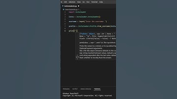Get Instagram Profile Details With Python 😮 #python