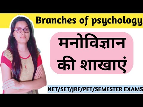 Branches of psychology in Hindi || मनोविज्ञान की शाखाएं - YouTube