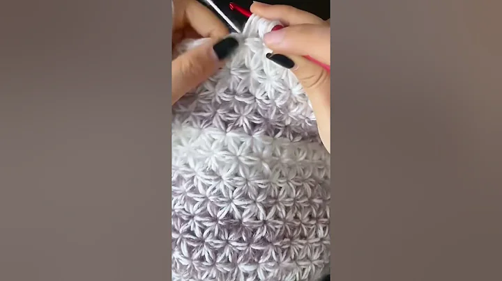 Crochet Star Stitch #crochet #star #stitch