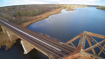 Drone with 4K camera  Merrickville CPR Bridge