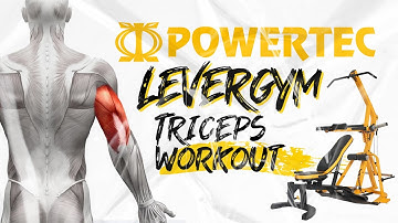 OFFICIAL Powertec Workbench Levergym Full Triceps Workout