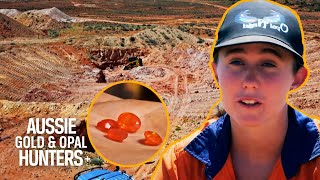 The Misfits Discover 'Miracle' Fire Opal Worth $11,000! | Outback Opal Hunters