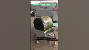 Fully automatic silage baling and wrapping machine, used to store silage for long-term storage