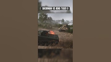 Sherman VS King Tiger II #squad44 #squad #wwii #military #shermantank #kingtiger #tigerii #tank