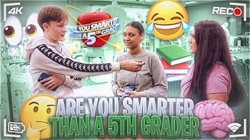 ARE YOU SMARTER THAN A 5TH GRADER? (PUBLIC INTERVIEW)