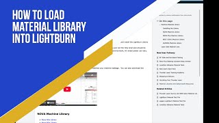 Loading Your Material Library