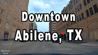 Driving Downtown Abilene, TX (Dash Cam)