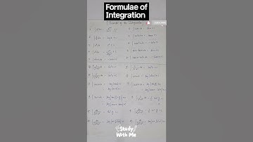Integration formulas class 12 | integration chapter 7  formule |  #formulas #ncert  #viral