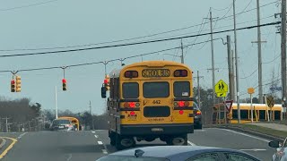 2020 Blue Bird Vision Ride along from the Highschool 03/18/2026. (BLUE BIRD VISION #29 SPOTTED)