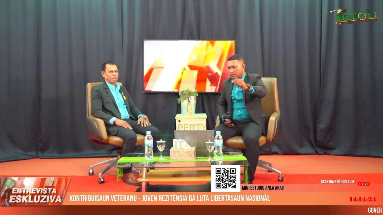 ENTREVISTA ESKLUZIVA - Kontribuisaun Veteranu -Joven reziténsia ba luta libertasaun nasionál