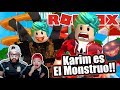 Monstruo en el Parque Acuatico | Karim es el Monstruo | Juegos Karim Juega