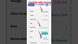 Youtube Ads Earning #adsearning #shorts #ytshorts 😍😍😍