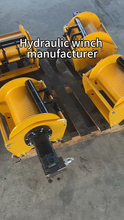 2 tons and 3 tons of hydraulic winches! #Crane Winch #Hydraulic Winch #Voree Winch #Mining Winch