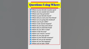 How to Avoid Common Mistakes When Using "Where" in English #english #spokenenglish