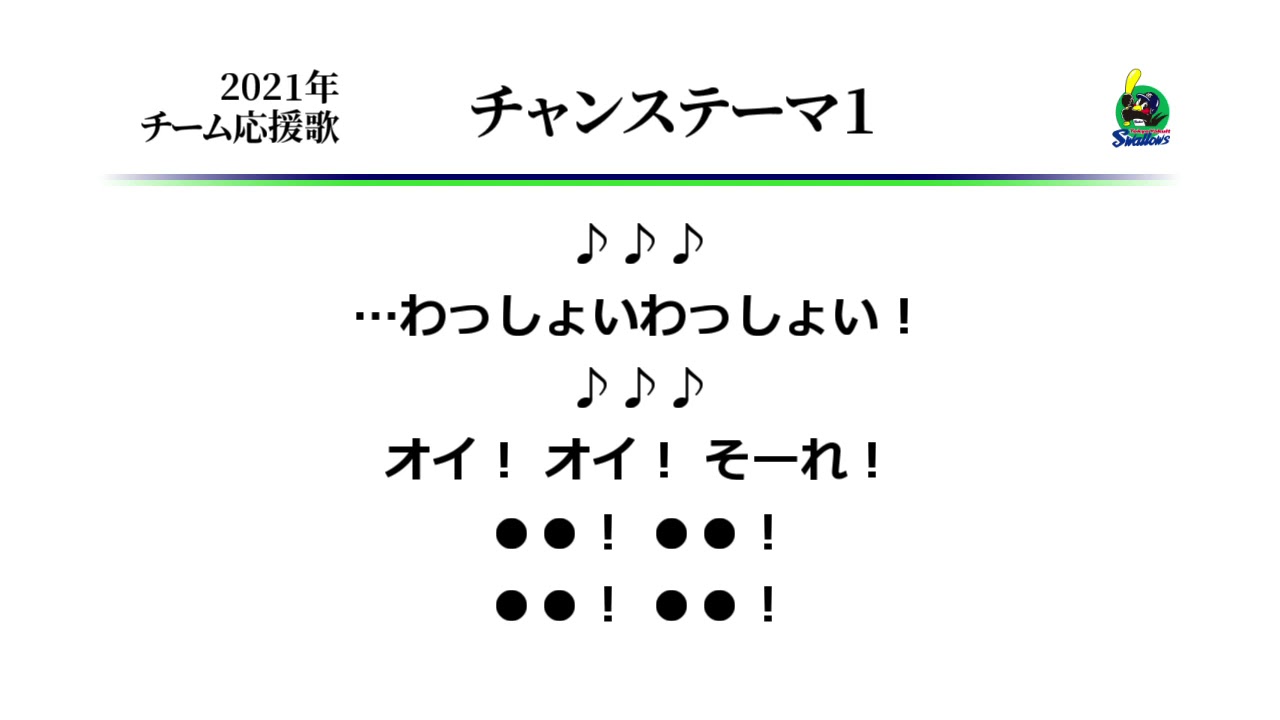 東京ヤクルトスワローズ チャンステーマ1（夏祭り） [MIDI]