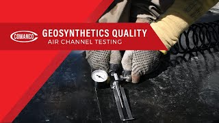 Air Channel Testing for Geosynthetics