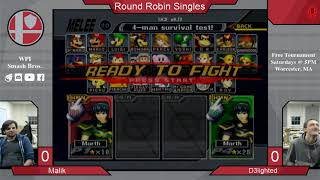 WPI's Polytech Skill #98 RR Singles Malik VS D3lighted