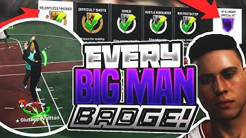 QUICKEST METHOD TO GET ALL CENTER BADGES IN 2K19 HALL OF FAME