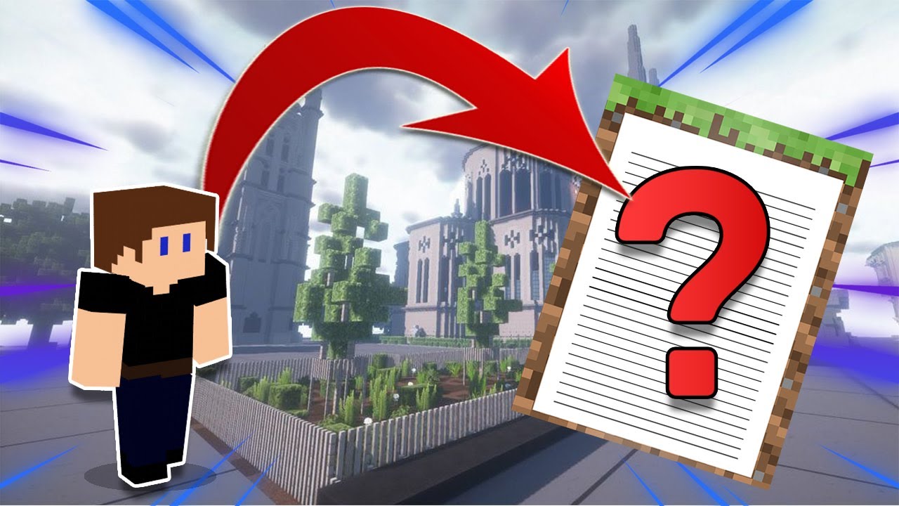 UN INCONNU NOUS ECRIT UNE LETTRE DANS MINECRAFT - YouTube