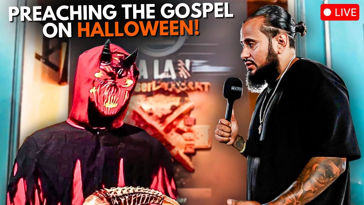 Preaching The Gospel of Jesus Christ on Halloween! | LIVE 🔴