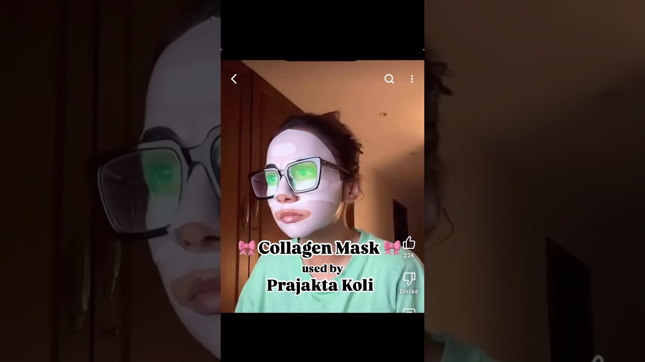 Mismatched Actor Prajakta Koli’s Using Korean Mask | Celebrity Skincare | Mostlysane 