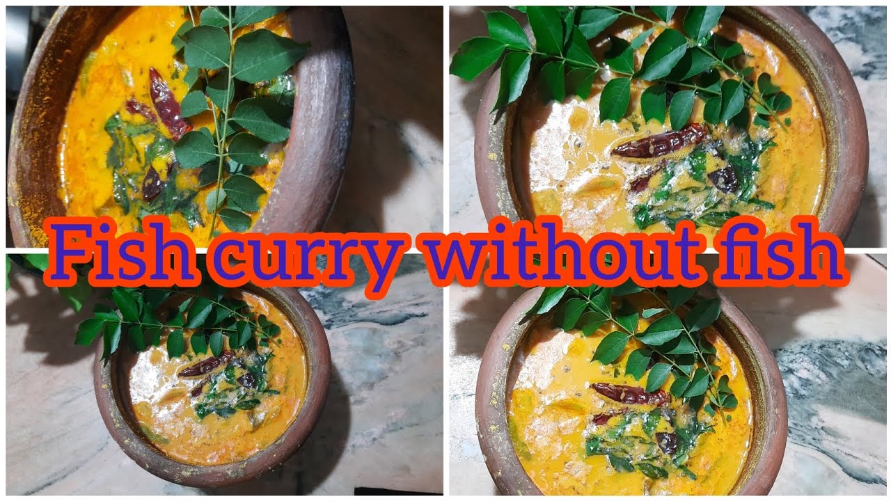 fish curry without fish 🐟 🐠/ meen ellatha meen curry / for vegetarians .. YouTube