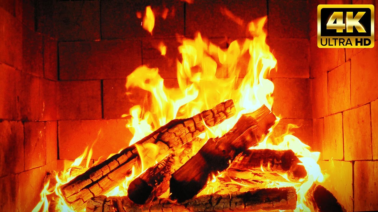 🔥 Cozy Fireplace 4K, Best 4K Fireplace Video with Crackling Fire Sounds ...