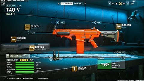 the *2 SHOT* TAQ-V is BROKEN in MODERN WARFARE 2! (Best TAQ V Class Setup) - MW2