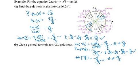 Solving Basic Trig Equations