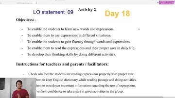 Bridge Course 10th English LO Statement 09 Activity-18