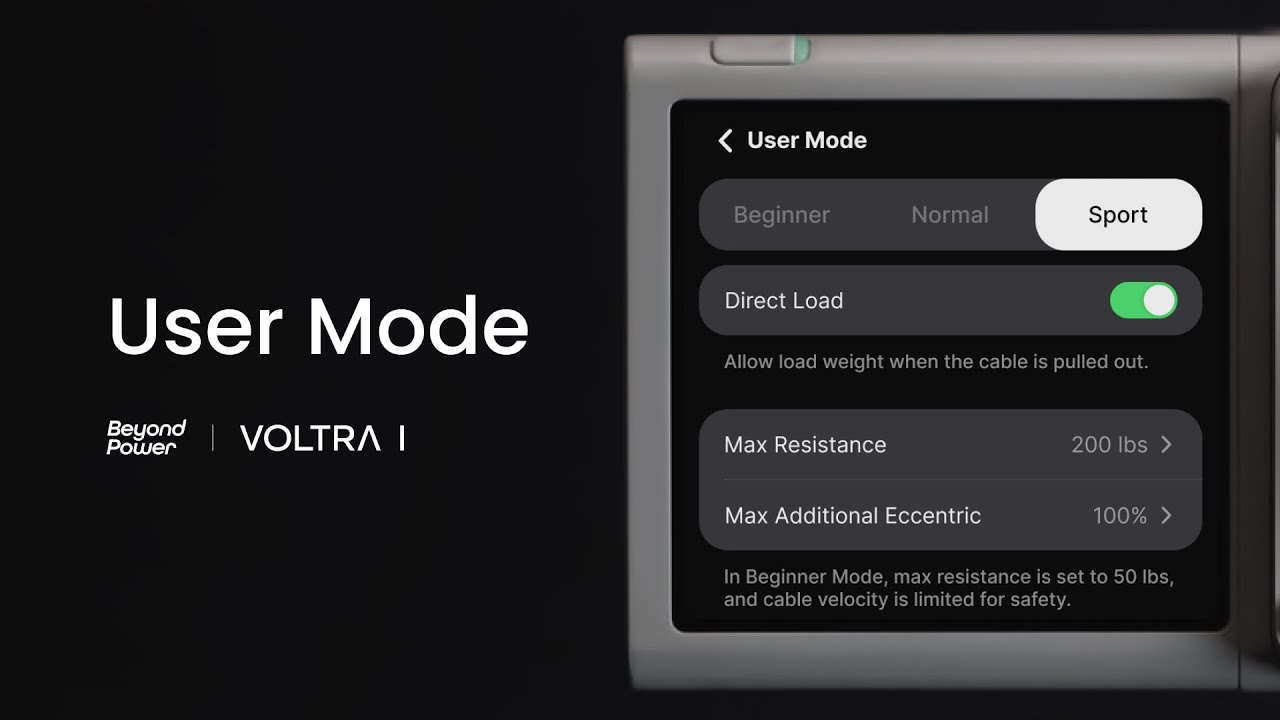 VOLTRA I - Understanding User Modes
