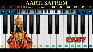 Aarti Saprem Jai Jai Vitthal Parabrahma - Piano Tutorial | Lord Vitthal Marathi Bhakti Song screenshot 5