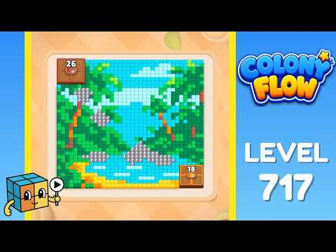 Colony Flow Level 717 Walkthrough Solution