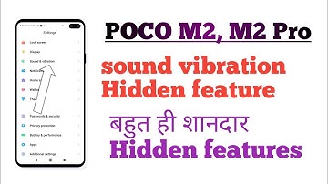 POCO M2, M2 Pro How to use sound and vibration setting Hidden features tips and tricks