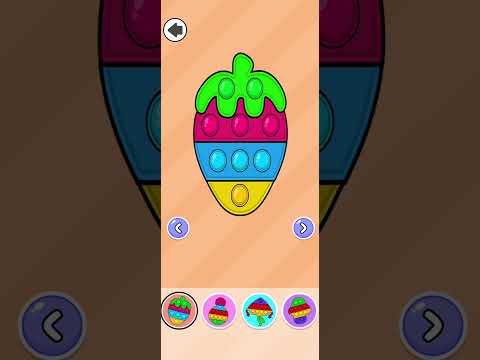 Fidgettoysplus Pop Popit Shorts Popit Popitspinner Satisfying Fidgettoys Toys Fruitcutting 