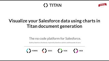 Visualize your Salesforce data using charts in Titan document generation