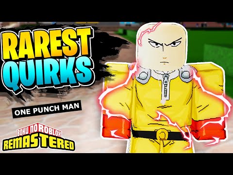 Boku No Roblox Remastered Custom Quirks One Punch Man Edition 2 In The Game Youtube - videos matching becoming one punch man in boku no roblox