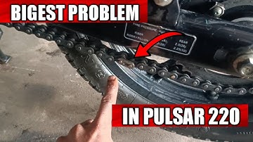 BIGEST PROBLEM IN PULSAR 220 || CHAIN LOCK PROBLEM #PULSAR220