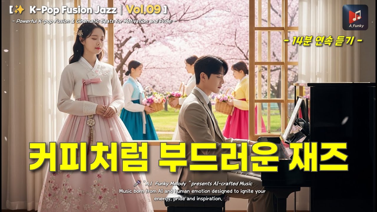 🎤커피처럼 부드러운 재즈│K-Pop Fusion Jazz PLAYLIST│Vol.09 - 듣기 좋은 재즈 4곡 연속듣기