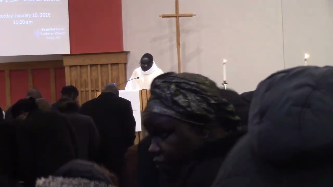 Albert Simbe's  Funeral in Fargo, ND USA (January 10, 2026)