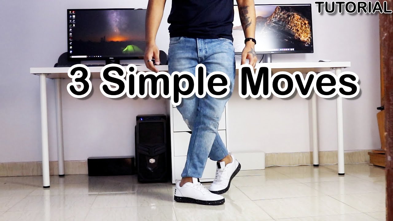 3 Simple Dance Moves For Beginners (Part 5) | Footwork Tutorial - YouTube