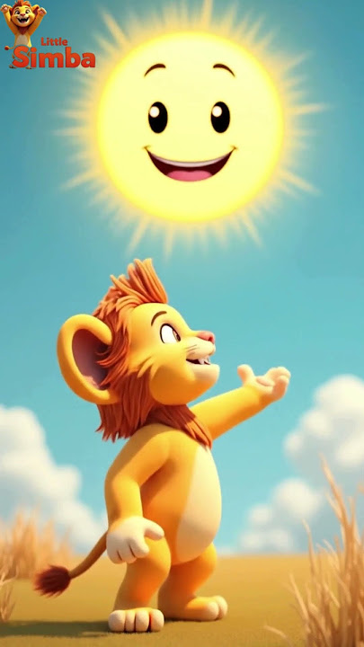 Color Song with little Simba 🌈 | Learn Colors for Kids #shorts #colorlearning