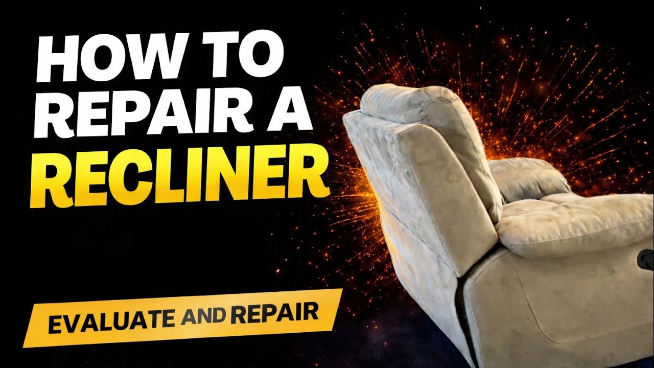 How to Repair a Recliner manual mechanism. - YouTube