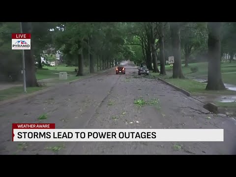 Thousands without power in KC metro due to Tuesday morning storms