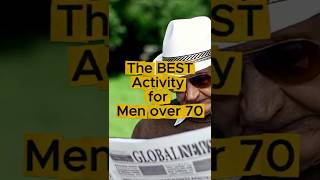 Old man and the newspapers